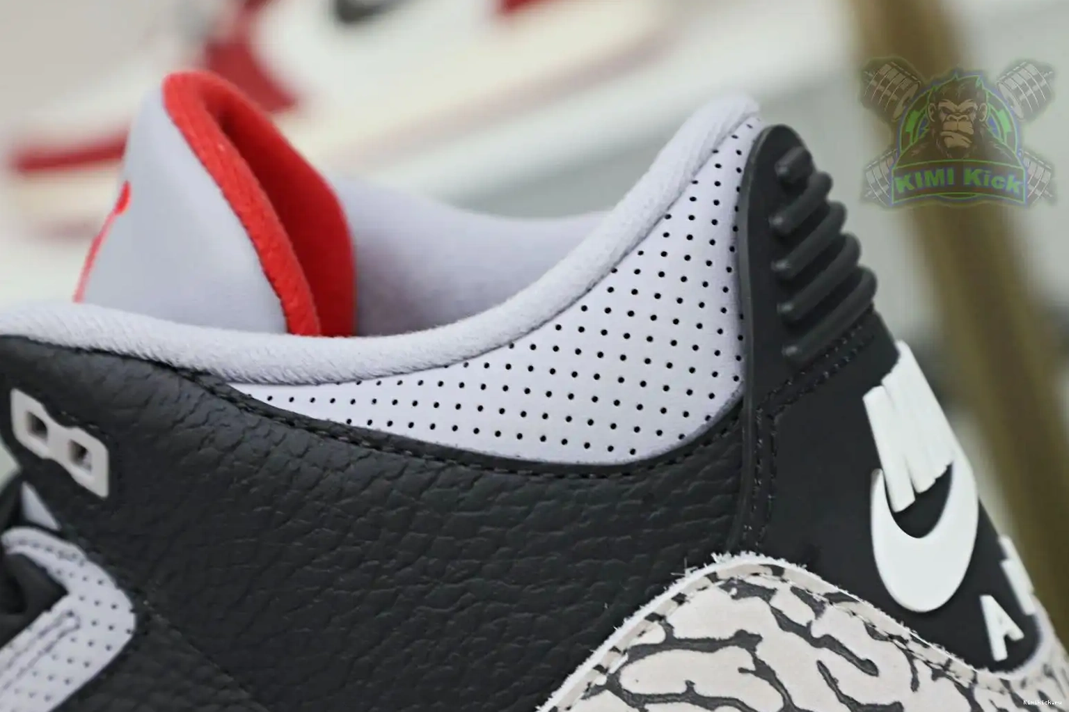Kimikick Jordan Air retro  Jordan blackcement 2018（854262-001） 3 0510